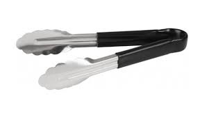 9'' Colour Coded Tong Black - 7553