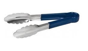9'' Colour Coded Tong Blue - 7556