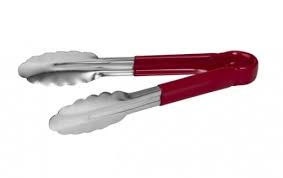 9'' Colour Coded Tong Red - 7557