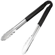 12'' Colour Coded Tong Black - 7570