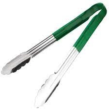 12'' Colour Coded Tong Green- 7572