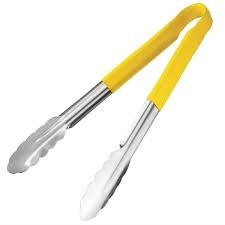 12'' Colour Coded Tong Yellow - 7573