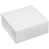 White Cake Boxes 6'' x 6'' x 3'' (Pack of 250) - CAKE6-6-3